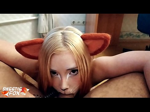 ❤️ Kitsune sväljer kuk och sperma i munnen ️ Just porr at us ❌️